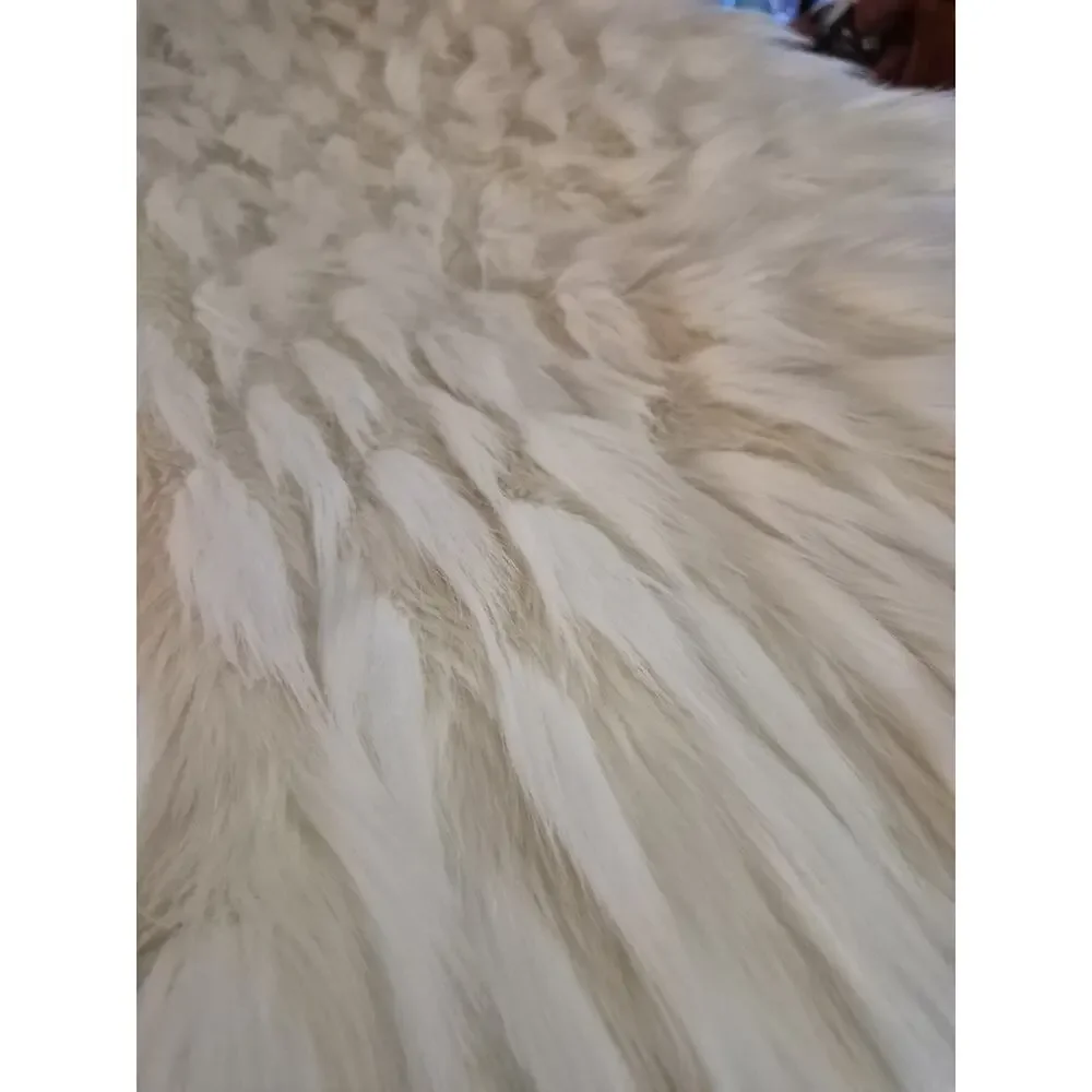 💥 Pottery Barn Teen Sleeping Bag Hooded Faux Fur Supremely Soft Zip Front